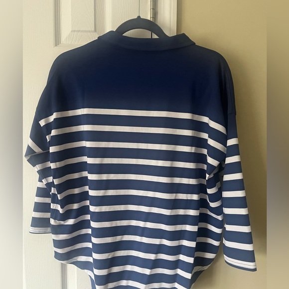 Vineyard Vines Striped Blue/White Top - Picture 2 of 3